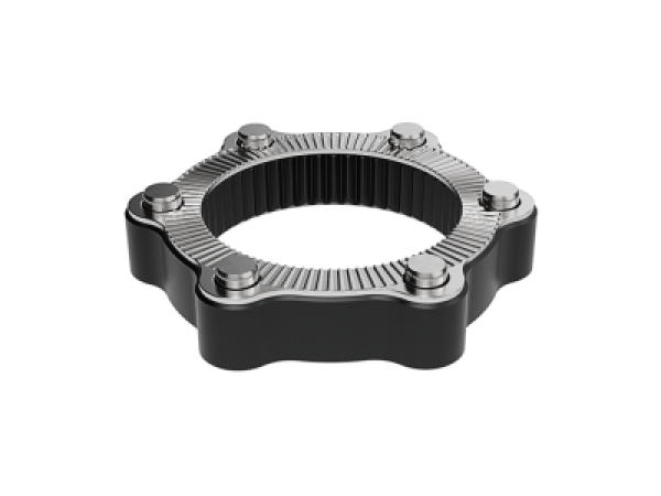 This adapter allows 6-bolt rotors to be used on all common center lock hubs (axle diameters: 15-20 mm thru-axle / 9-10 mm quick release). A matched lock ring tool is required for installing.